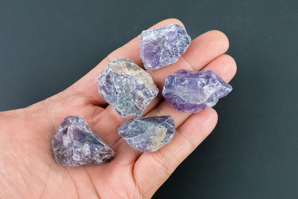 1 pc Rough Natural Amethyst Chunks Gemstone- 1-2 inch