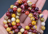 Mookaite Bracelet 8mm Jasper Stretchy String 8 mm Round Bead Bracelet Handmade Jewelry Bracelet Crystal Bracelet