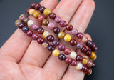 Mookaite Bracelet 6mm Jasper Stretchy String 6 mm Round Bead Bracelet Handmade Jewelry Bracelet Crystal Bracelet