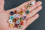 Gemstone Pi Stone 14 mm Donut- 5mm hole