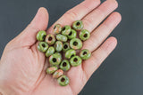 Unakite Jasper Pi Stone 14 mm Donut