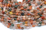 Natural Rutilated Quartz Nuggets Beads -16 Inch strand - Wholesale pricing AAA Quality- Full 16 inch strand Gemstone Beads