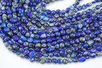 Natural Lapis Nuggets Beads -16 Inch strand - Wholesale pricing AAA Quality- Full 16 inch strand Gemstone Beads