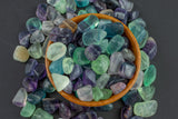 Rainbow Fluorite Tumbled Stone - .5-0.8 size