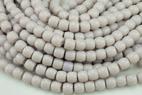 10mm Crystal Barrel -2 or 5 or 10 STRANDS- 16 Inch Strand- Powder