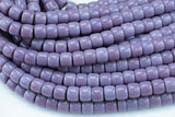 10mm Crystal Barrel -2 or 5 or 10 STRANDS- 16 Inch Strand- Grape