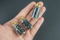 Obsidian Crystal Gemstone Bottle