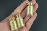 Citrine Quartz Crystal Gemstone Bottle