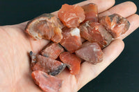 Raw Carnelian Stone - Raw Crystals - Raw Carnelian Stone - Rocks Geodes - Healing Crystals & Stones - Sacral Chakra Gemstone Rough Lot