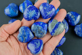 1 Pc Natural Lapis Stone Shaped Heart Healing Stones-30mm- 0.8