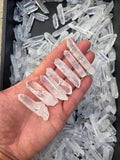 ONE POUND Natural Quartz Crystal Points Shards A+ Large Quartz Needle Points (Raw Quartz Crystals for Jewelry, Crystal Grids, Meditation)