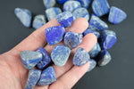 1 pc Natural Lapis Lazuli Tumbled Nuggets- .5 inch-1.5 inch Size