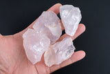 1 pc Large Rough Natural Madagascar Clearish Rose Quartz Chunks Gemstone- 1-2 inch