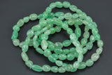 Green Aventurine Gemstone Bracelet Carnelian Bracelet Stretchy String Oval Bracelet Natural Gemstone Bracelets - Gemstone Nugget Bracelets