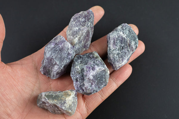 1 pc Rough Dark Amethyst Chunks Gemstone- 1-2 inch