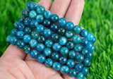 Apatite 8mm Round Stretchy String Oval Bracelet Natural Crystal Gemstone Bracelets - Gemstone Bracelets Handmade Jewelry Bracelet