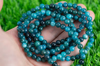 Apatite 6mm Round Stretchy String Oval Bracelet Natural Crystal Gemstone Bracelets - Gemstone Bracelets Handmade Jewelry Bracelet