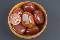 Natural Carnelian Tumbled Nuggets Healing Crystal Chakra Stone - Pre-charged