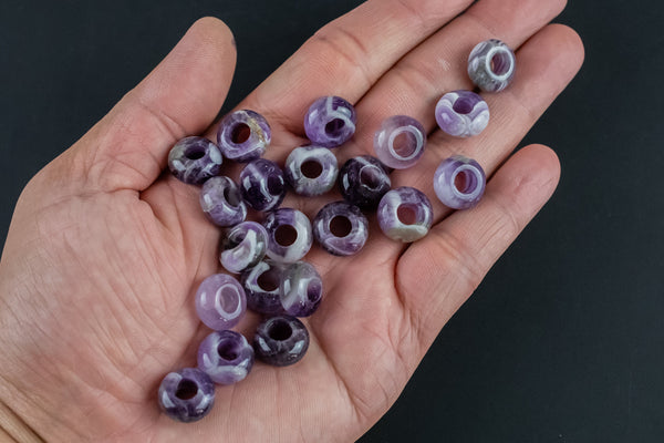 Amethyst Pi Stone 14 mm Donut