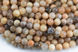 Natural Multicolored Rainbow Moonstone Beads. Full Strand, 4mm, 6mm, 8mm, 12mm, or 14mm Beads (A quality) Gemstone Beads