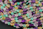 Natural Mixed Stone Nuggets Beads -16 Inch strand - Wholesale pricing AAA Quality- Full 16 inch strand Gemstone Beads