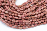 Natural Rhodonite Nuggets Beads -16 Inch strand - Wholesale pricing AAA Quality- Full 16 inch strand Gemstone Beads