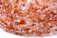 Natural Strawberry Quartz Nuggets Beads - Around 8x10mm in dimensions -16 Inch strand - Wholesale pricing Gemstone Beads