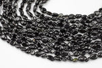 Natural Black Tourmaline Nuggets Beads -16 Inch strand - Wholesale pricing AAA Quality- Full 16 inch strand Gemstone Beads