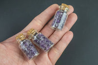 Amethyst Crystal Gemstone Bottle E93