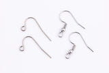 Stainless Steel Earring Hook Wire Fishhook Fish Hook - about 20mm - 6 pairs 12pcs x8