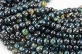 Dark Color Tiger's Eye Faceted Round, Full Strand, 6mm, 8mm, 10mm, or 12mm Beads-Full Strand 15.5 inch Strand Gemstone Beads