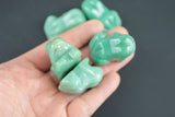 Green Aventurine Stone Frog Figurine