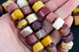Large Mookaite Roundel Faceted Beads 16mm Full Strand 15.5 Inches Long AAA Quality Multicolor Natural Mookaite