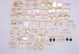 4pcs Earring Stud Findings Earrings stud findings earring findings