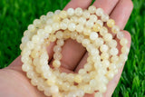 Yellow Calcite 6mm Round Stretchy String Oval Bracelet Natural Crystal Gemstone Bracelets - Gemstone Bracelets Handmade Jewelry Bracelet
