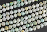 Natural Burmese Jade 6mm 8mm 10mm 12mm Round Beads Real Genuine Jade Gemstone from Vietnam 15.5" Strand Gemstone Beads