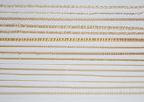 18K Gold plated Cuban Curb Chain Assortment Oval Figaro Chain High Quality Cuban Curb Chain - 1 yard / 3 feet
