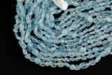 Natural Aquamarine Nuggets Beads - Around in dimensions -16 Inch strand - Wholesale pricing Gemstone Beads