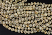 Natural Banded Autumn Jasper Faceted round sizes 6mm and 8mm Gemstone Beads