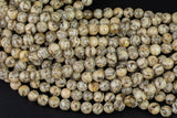 Natural Banded Autumn Jasper Faceted round sizes 6mm and 8mm Gemstone Beads