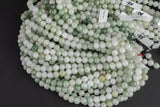 Natural Rare Thai Pale Jade Beads 4mm 6mm 8mm 10mm Round Beads 15.5" Strand Gemstone Beads