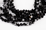 Black Onyx Cube Beads 1 strand 8mm about 34 beads per strand 15.5" strands