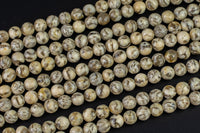 Natural Banded Autumn Jasper Faceted round sizes 6mm and 8mm Gemstone Beads