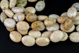 Natural Yellow Opal- Puffy Oval- Full 15.5 Inch Strand AAA Quality Gemstone Beads- 18x24mm