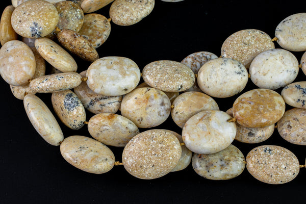 Natural Yellow Opal- Puffy Oval- Full 15.5 Inch Strand AAA Quality Gemstone Beads- 18x24mm