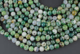 Natural Tree Agate Beads AAA Grade Round - 4mm, 6mm, 10mm, 12mm AAA Quality Smooth Gemstone Beads