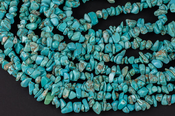 30"-32" Turquoise Chips Beads 6mm - 8mm - 32 inch Strand Gemstone Beads