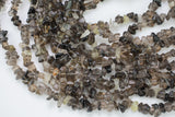 30"-32" Natural Smokey Quartz Chips Beads 6mm - 8mm - 32 inch Strand Gemstone Beads