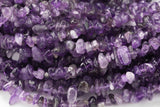 30"-32" Natural Amethyst Chips Beads 6mm - 8mm - 32 inch Strand Gemstone Beads