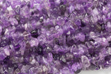 30"-32" Natural Amethyst Chips Beads 6mm - 8mm - 32 inch Strand Gemstone Beads